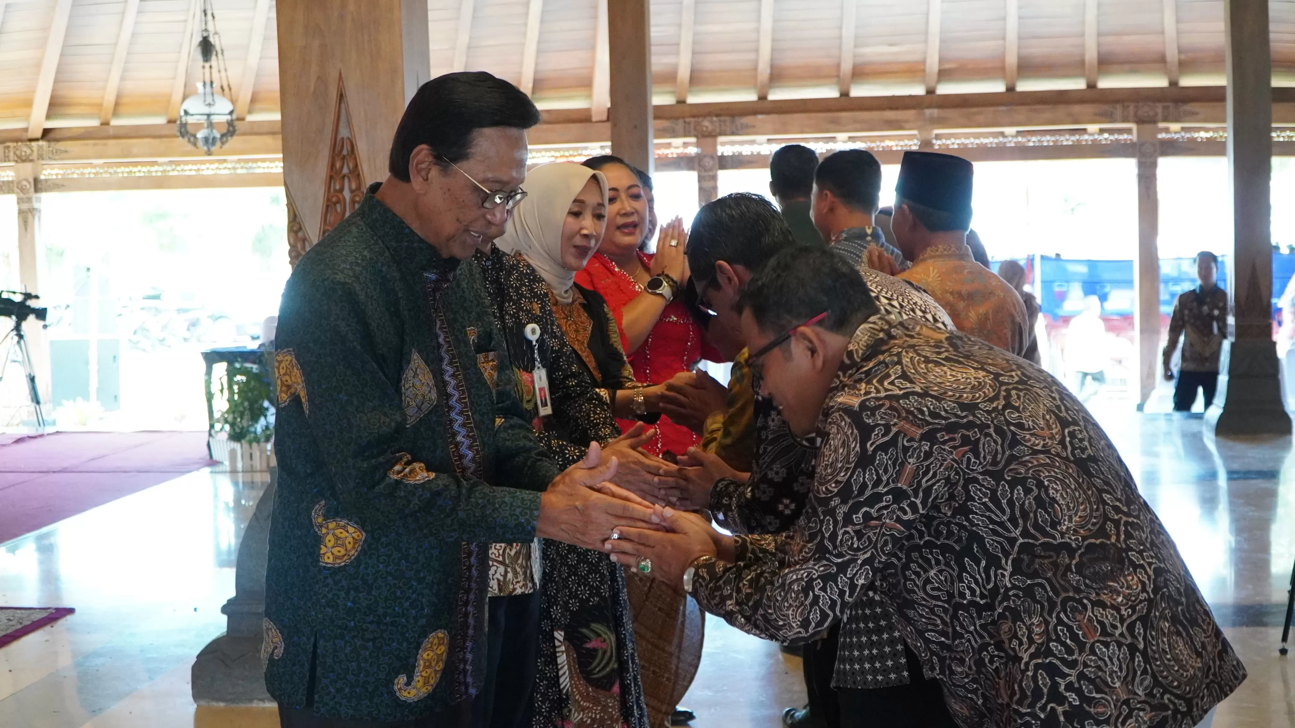 Gubernur DIY saat syawalan di TBG. (Foto: dedy EW)