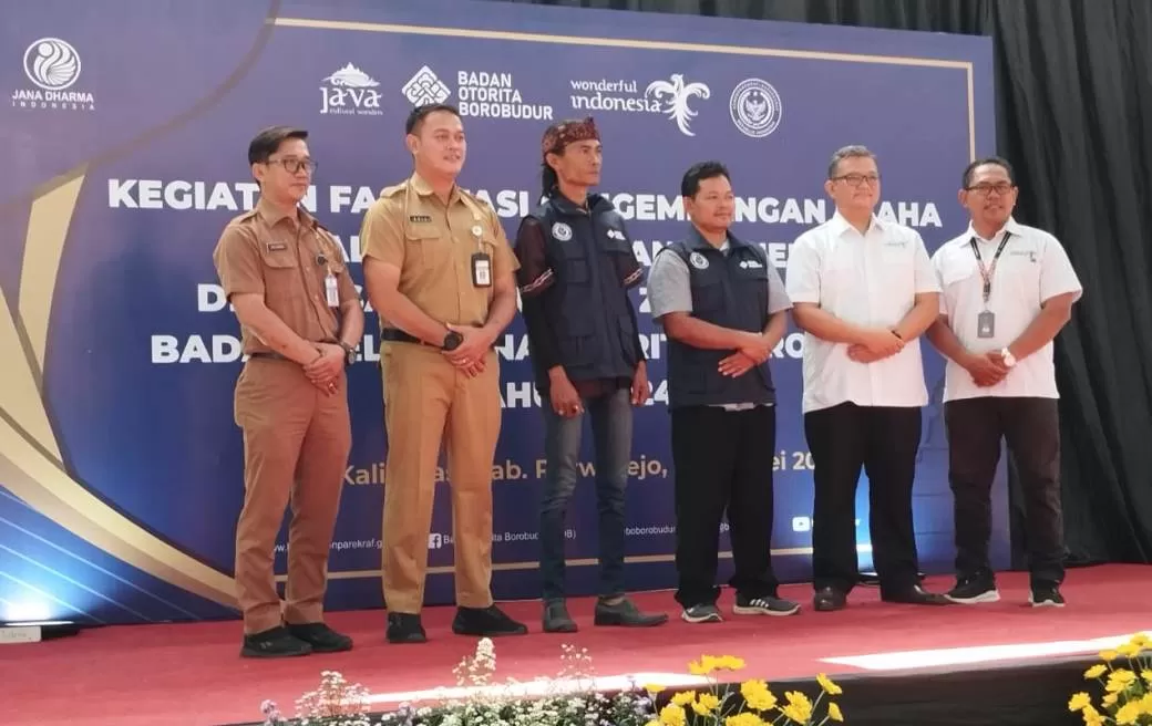 Pelatihan lima desa penyangga zona BPOB di Gedung Pertemuan Desa Kalitapas, Kecamatan Bener, Purworejo.&nbsp; KR-Hendri Utomo