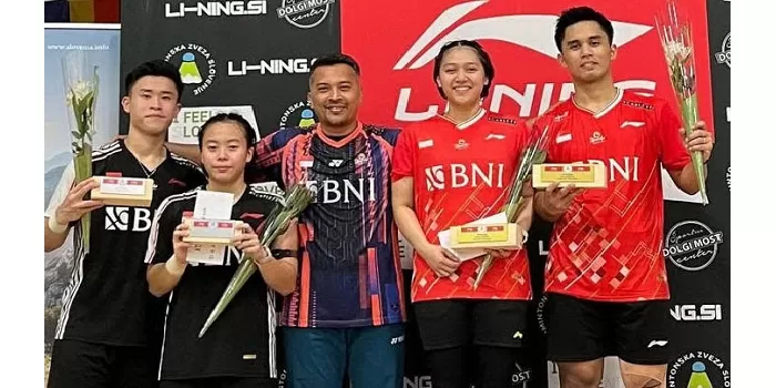 Verrell Yustin Mulia/Priskila Venus Elsadai dan  Amri Syahnawi/Indah Cahya Sari Jamil.  