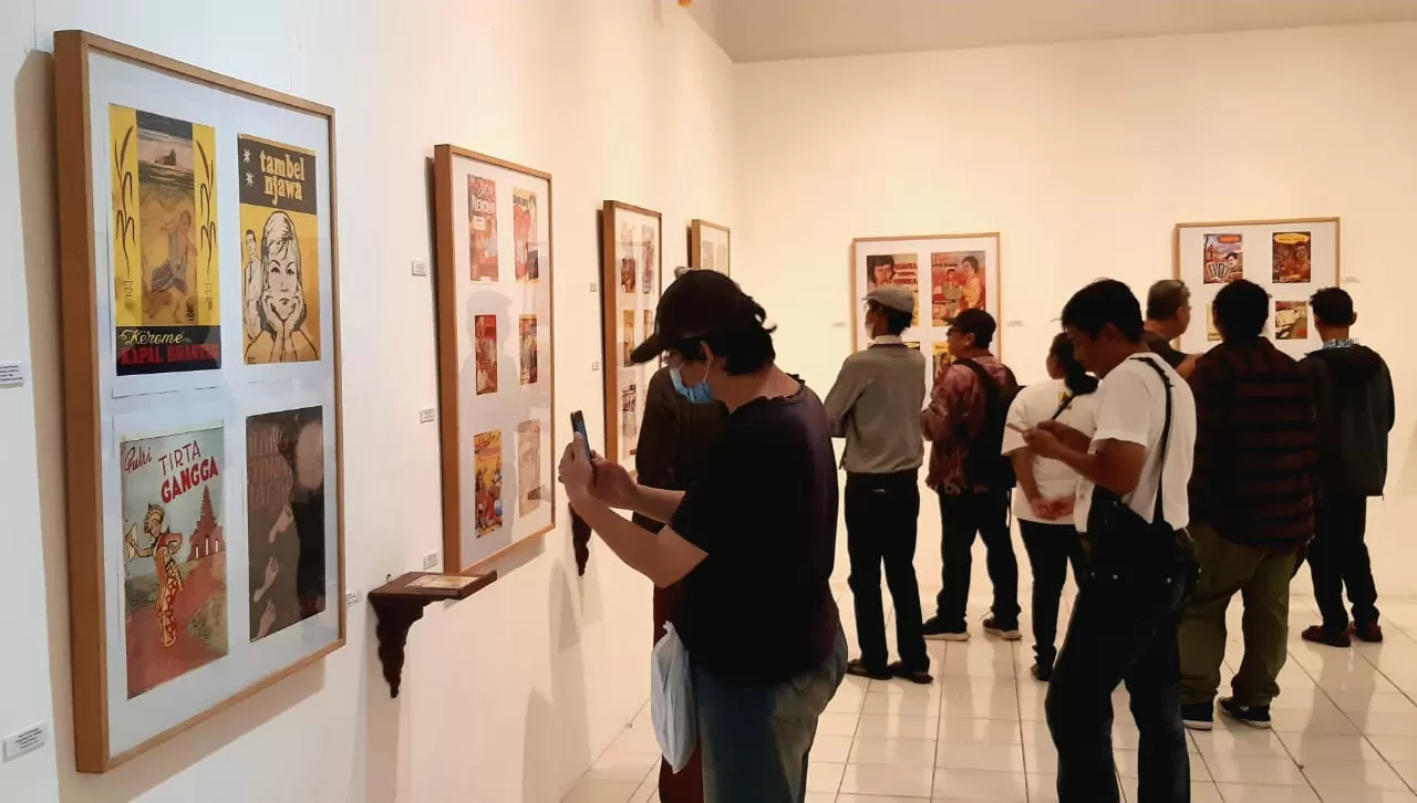 Pameran cover buku novel berbahasa Jawa di Bentara Budaya Yogyakarta.&nbsp;Foto : Khocil Birawa