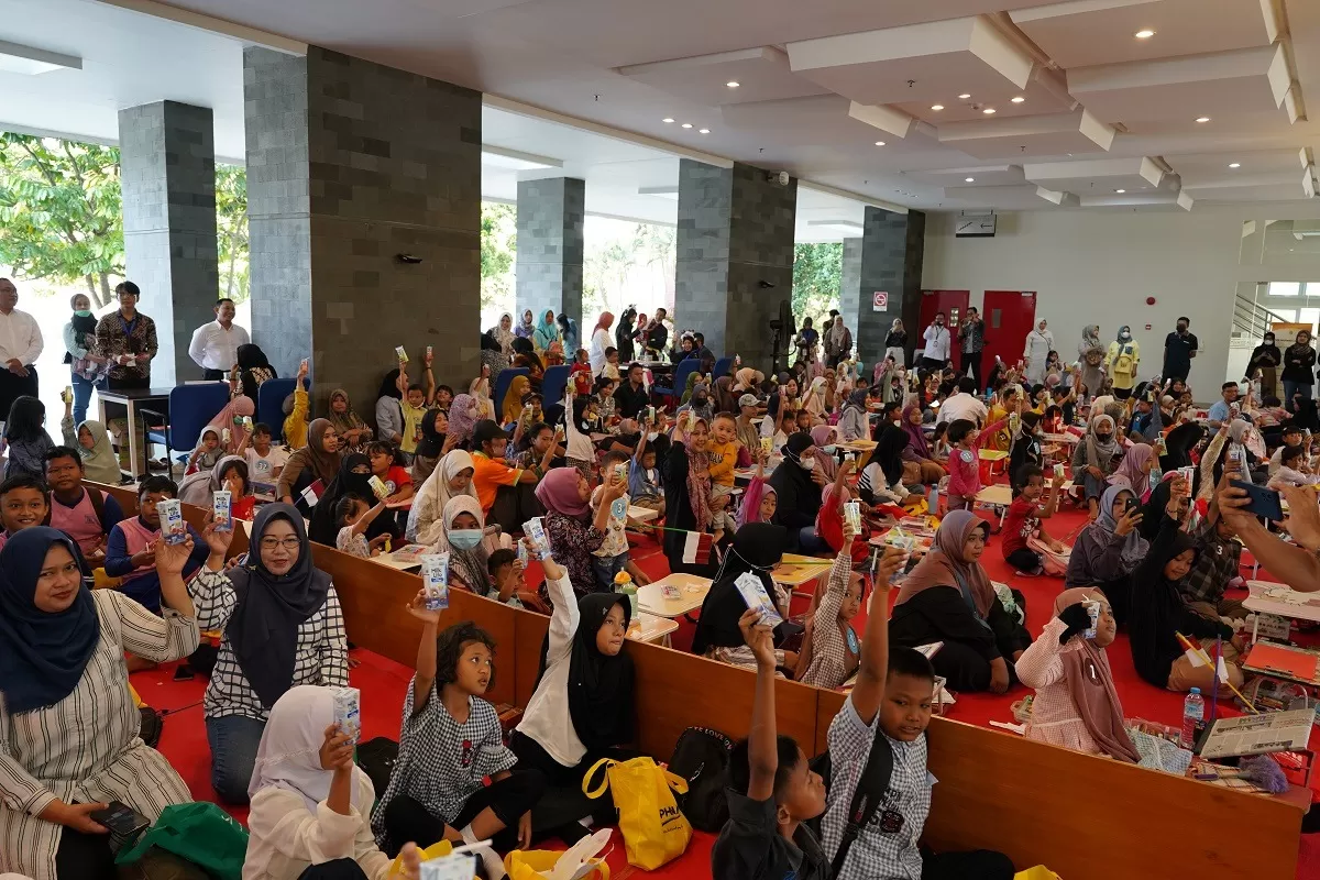 Ratusan Anak di Yogyakarta Minum Susu Bersama  (istimewa)