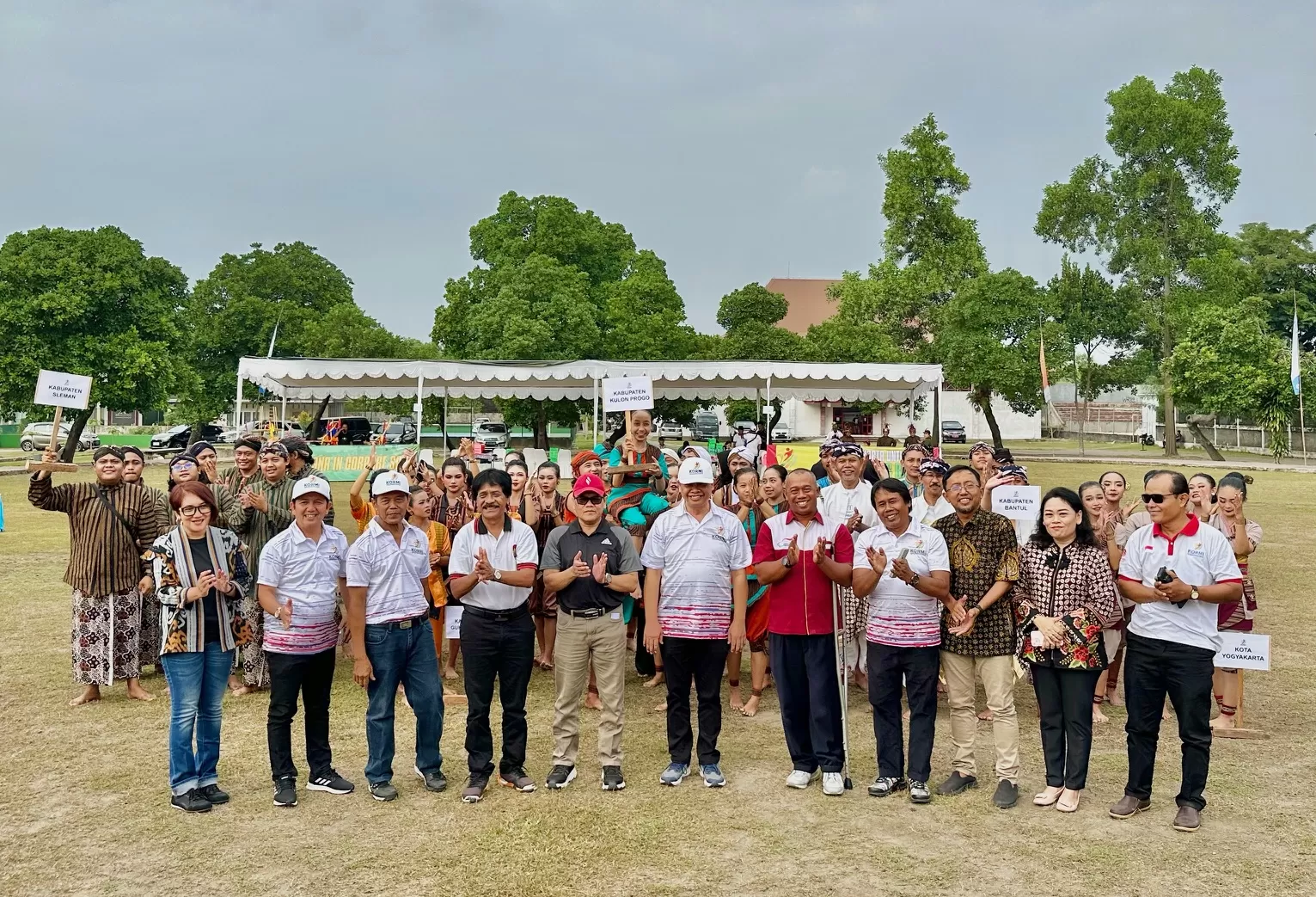 KORMI bersama kontingen wakil kabupaten/kota DIY (Harminanto)