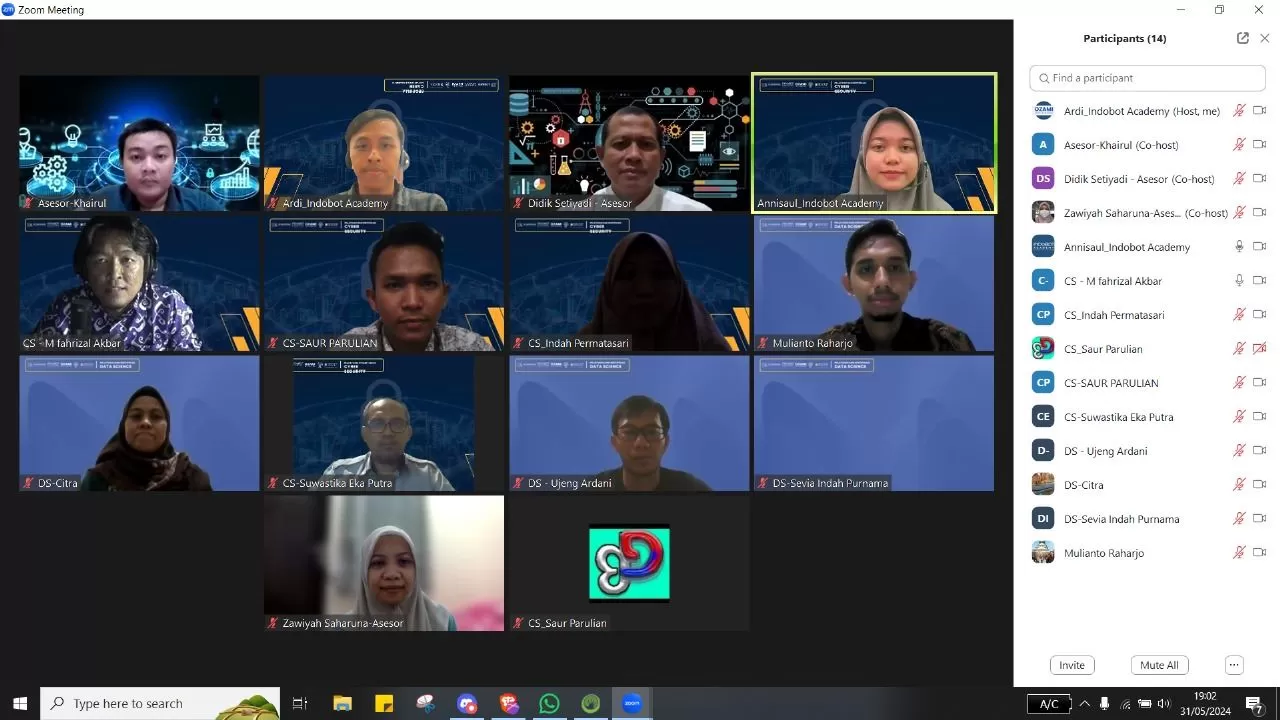 Suasana Pelatihan Associate Data Scientist Batch 4 (istimewa)