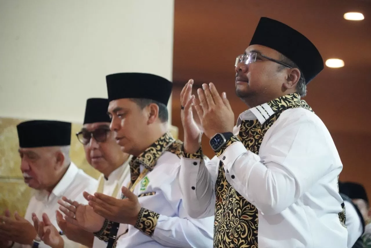 Menteri Agama, Yaqut Cholil Qoaumas saat malam apresiasi kepada petugas haji (Foto MCH)