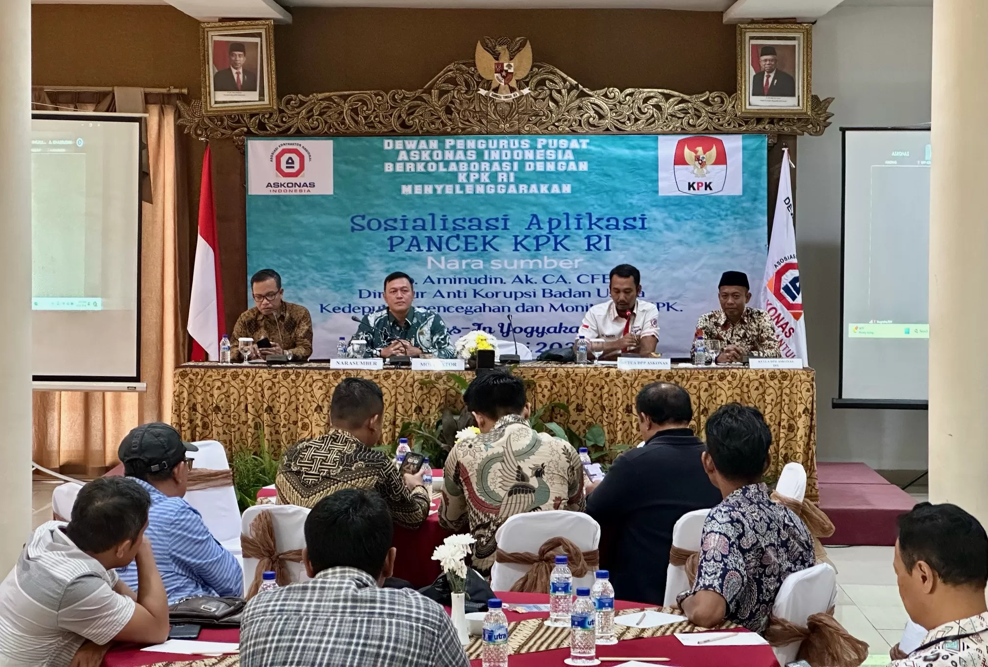 Sosialisasi Aplikasi Pancek KPK pada anggota Askonas (Harminanto) 