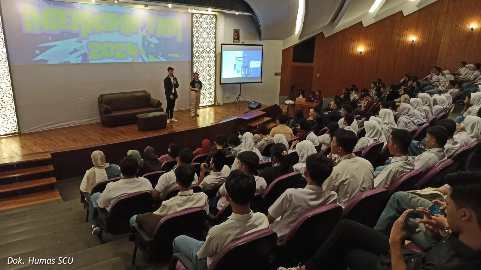 Suasana Internship fair