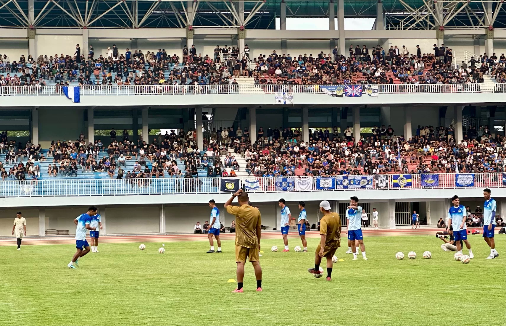 Skuad PSIM saat berlatih (Harminanto)