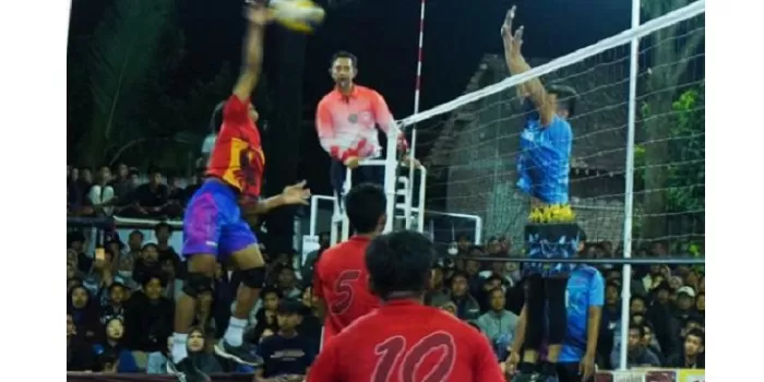 Pertandingan final Karpov di Karanggayam Bantul. (Foto: Judiman)