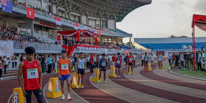  LPS Indonesia Open U-18 dan Kejurnas Atletik 2024 digelar di Stadion Mandala Krida Yogyakarta.