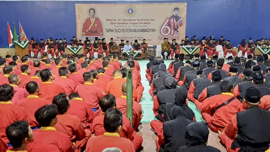 Ratusan anggota Tapak Suci Putera Muhammadiyah berkumpul di Jogja  (Ist)
