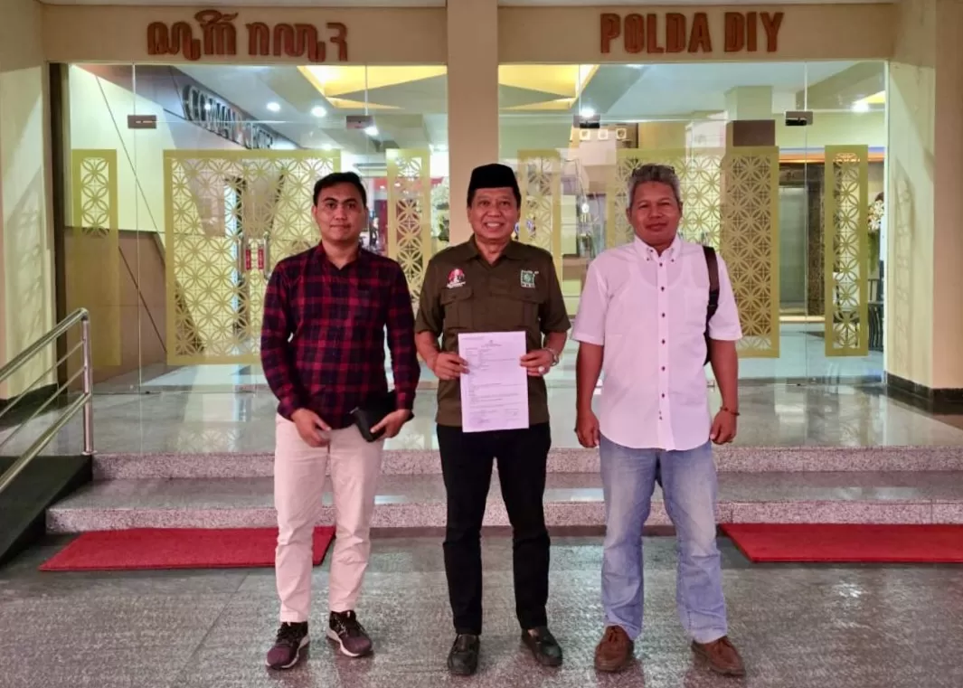  Pimpinan DPW PKB DIY saat berada di Polda DIY   (istimewa)