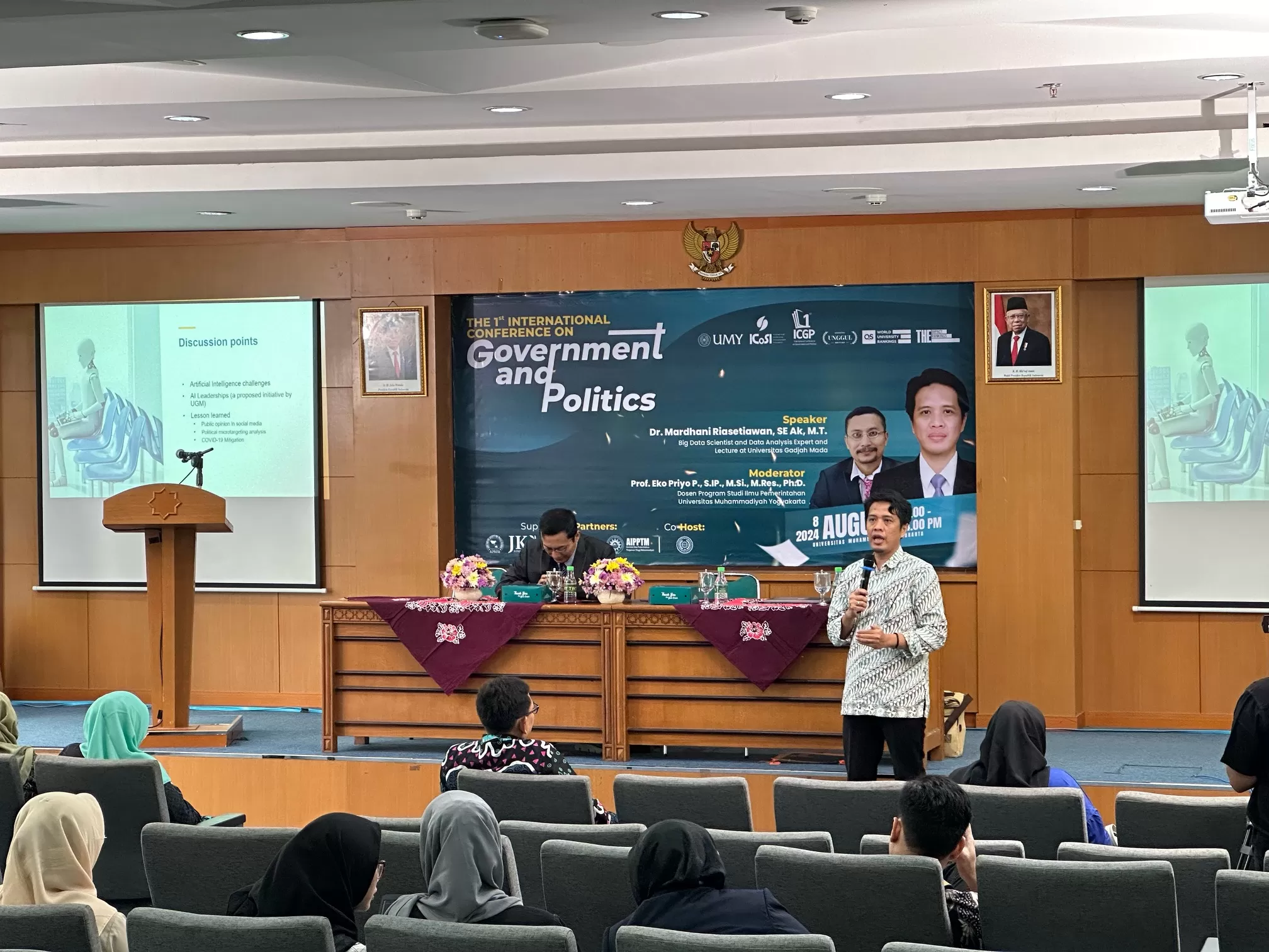 Suasana seminar ICGP 2024 (Harminanto)