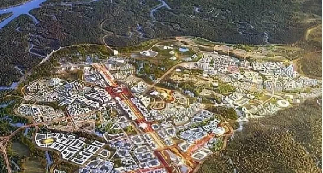   Desain Kawasan Inti Pusat Pemerintahan IKN Nusantara (ANTARA/HO-Kementerian PUPR/pri)