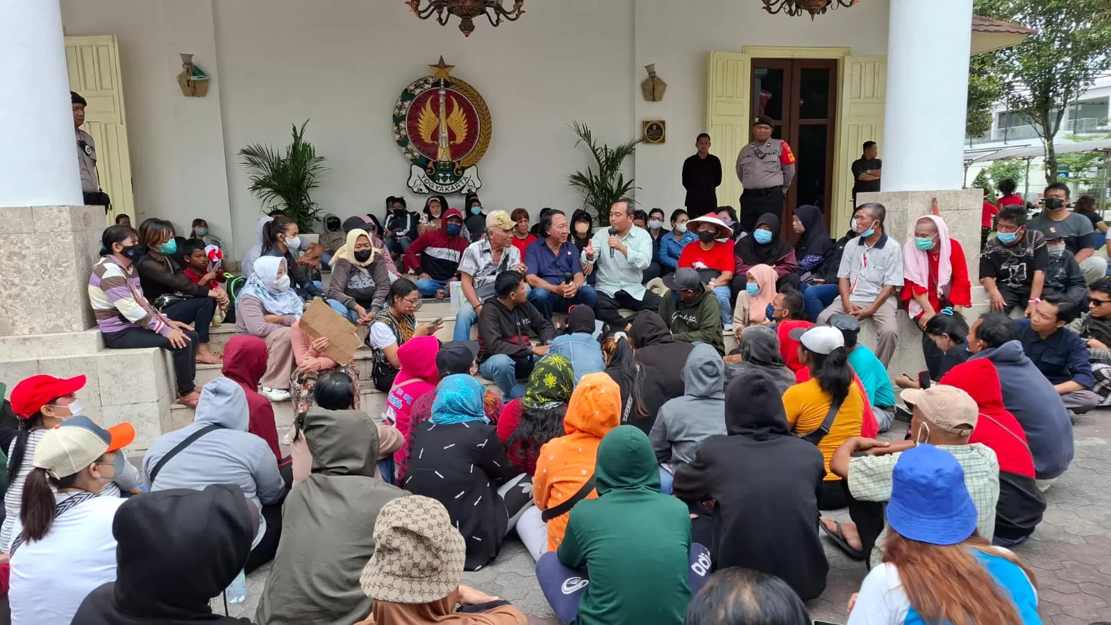 Warga Bong Suwung datangi DPRD DIY (Ist)