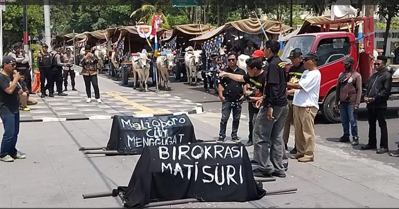  Aksi pemilik penghuni Malioboro City di Pemkab Sleman   (istimewa)