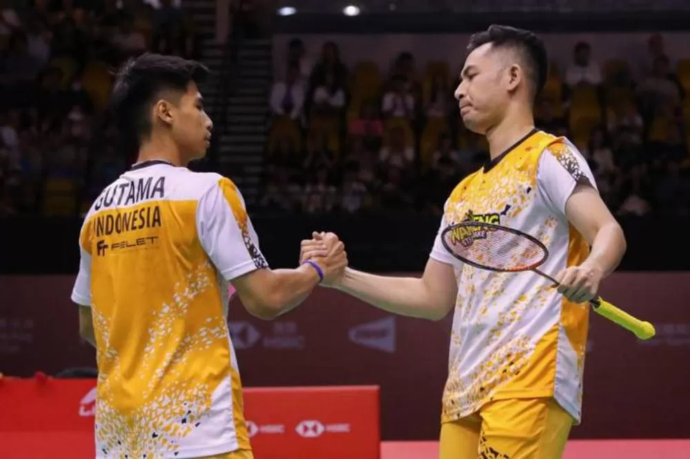  Sabar Karyaman Gutama/Moh Reza Pahlevi Isfahani    (-Humas PP PBSI)