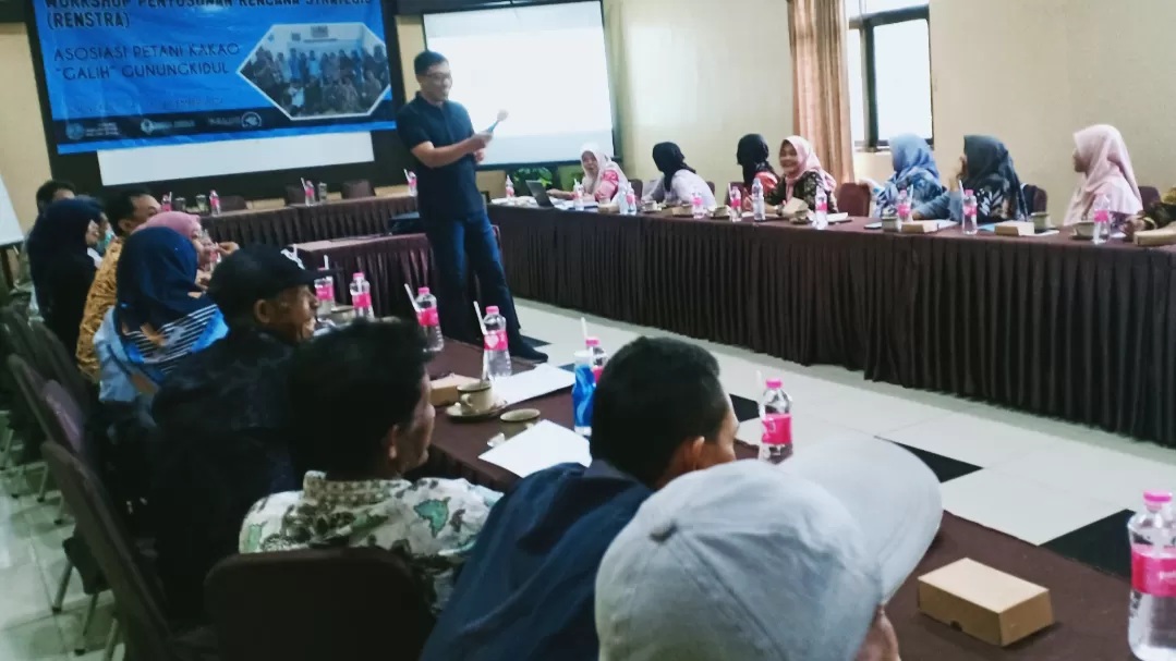 Asosiasi Petani Kakao Galih Gelar Workshop Renstra: Mencegah Urbanisasi dan Ciptakan Lapangan Kerja di Gunungkidul. Foto: Endar Widodo