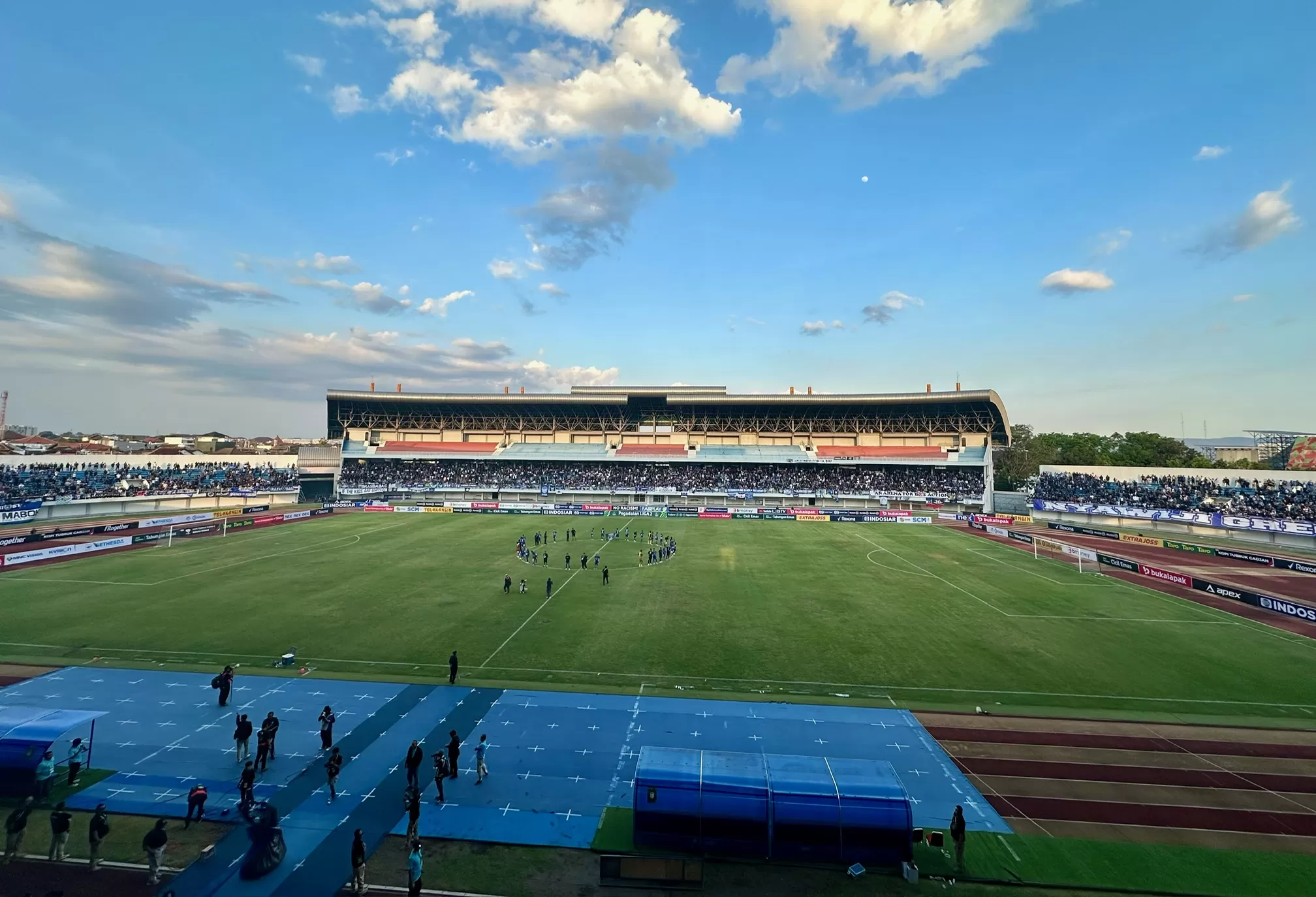 Suasana Mandala Krida usai PSIM menang melawan Adhyaksa (Harminanto)