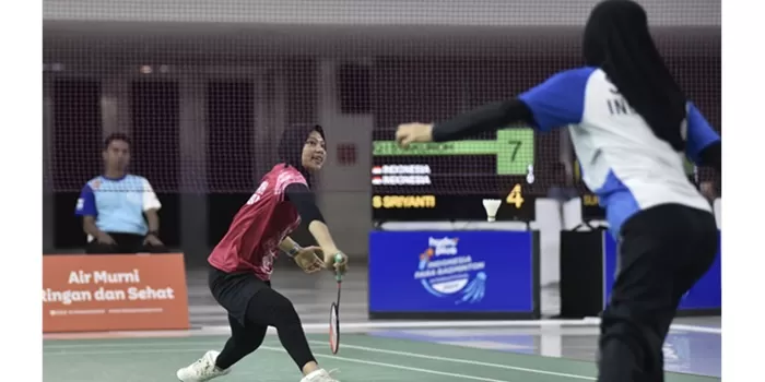 Penampilan Qonitah di babak perempat final. 