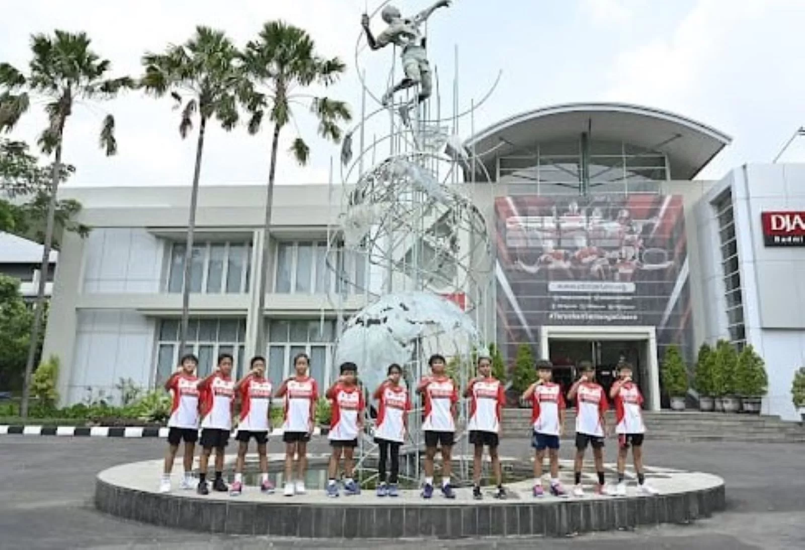   Inilah 11 peserta Audisi Umum yang akhirnya meraih beasiswa bergabung dengan klub PB Djarum. ((Foto: Mc. Thoriq)