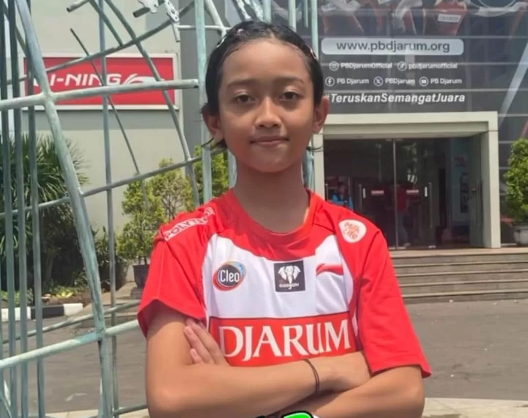  Pebulutangkis cilik asal Purworejo, Syadza Bella Zerlinda Jagadita,11, masuk audisi PB Djarum Kudus. (Ist)