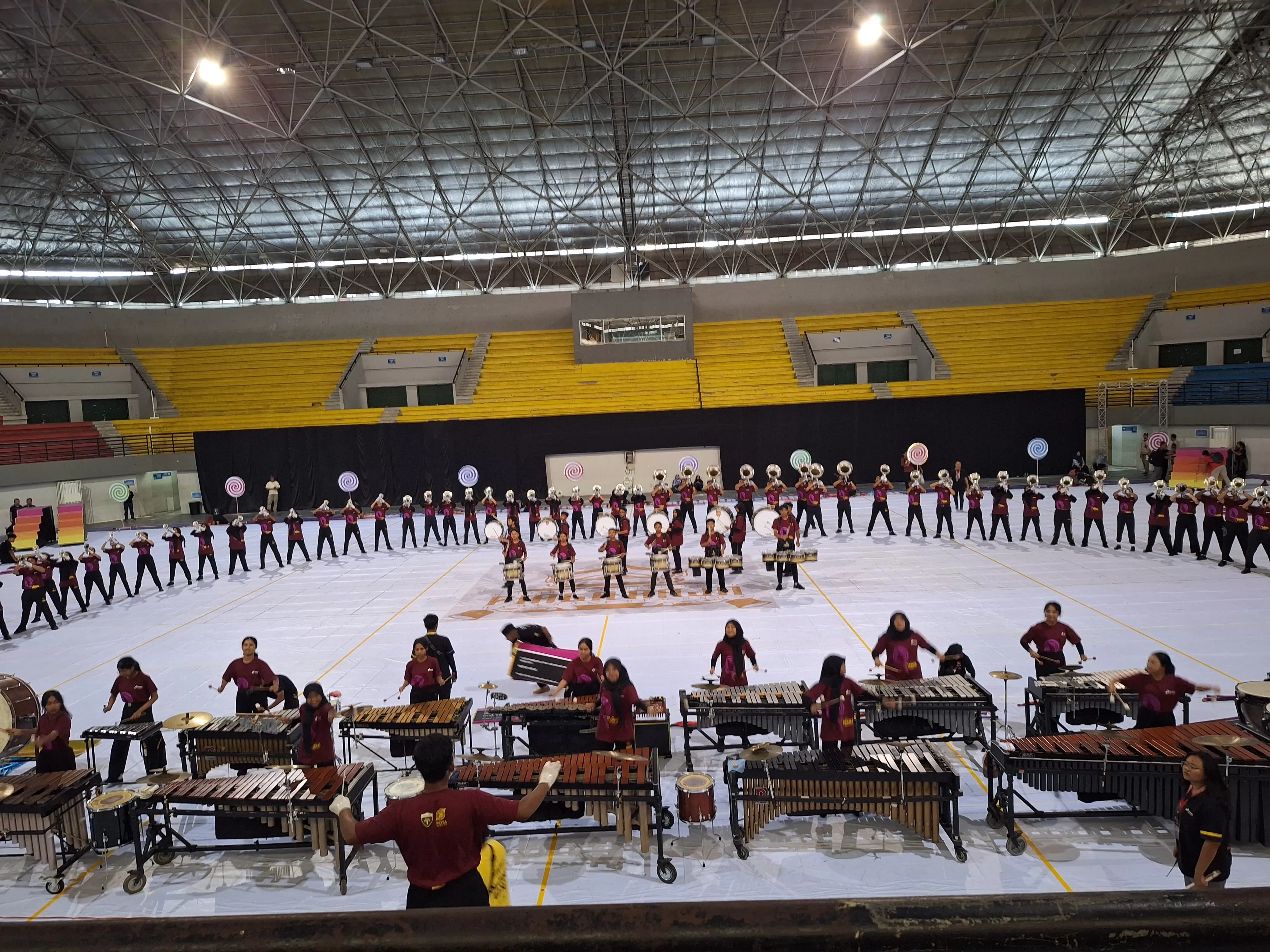 Salah satu peserta Piala Raja HB X 2024 mulai menjalani latihan di GOR Among Raga Yogyakarta, Rabu (16/10/2024). Ajang Piala Raja HB X 2024 sendiri baru akan secara resmi berlangsung mulai Jumat (Ist)