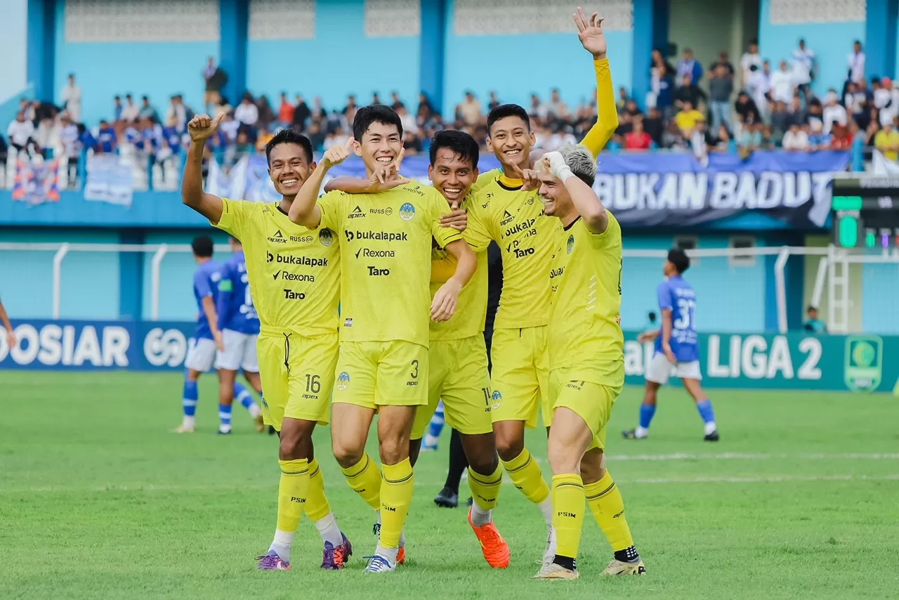 PSIM saat merayakan gol ke gawang Persiku (dok PSIM)