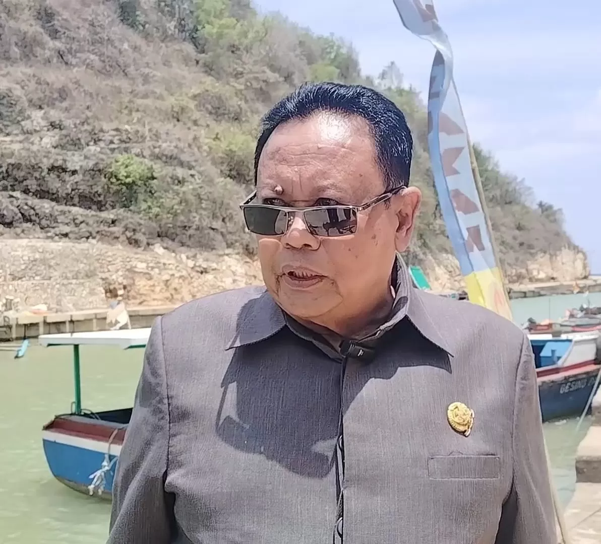 Ketua DPRD DIY, Nuryadi menyampaikan pentingnya peningkatan ekonomi Maritim (Foto: Primaswolo S)