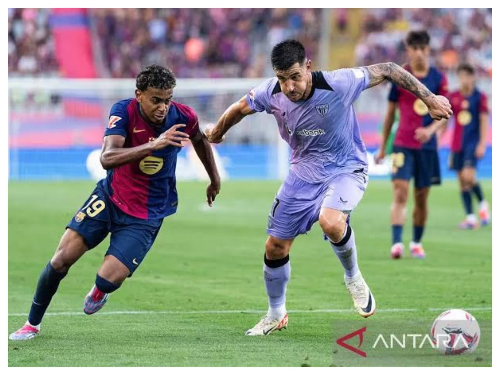 Pertandingan La Liga Spanyol 2024 (ANTARA)