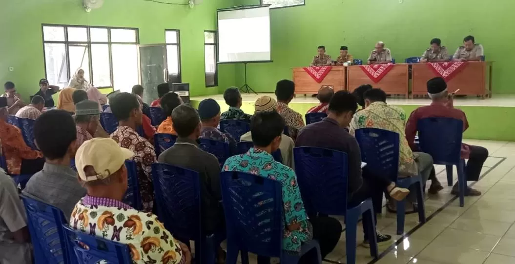  BPN Purworejo saat melakukan sosialisasi program PTSL di Desa Sidodadi, Kecamatan Kemiri, Kabupaten Purworejo (Ist)