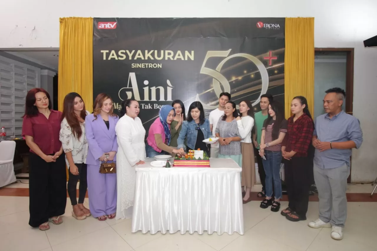 Acara syukuran sinetron 'Aini Malaikat Tak Bersayap' di Jakarta (Ist)