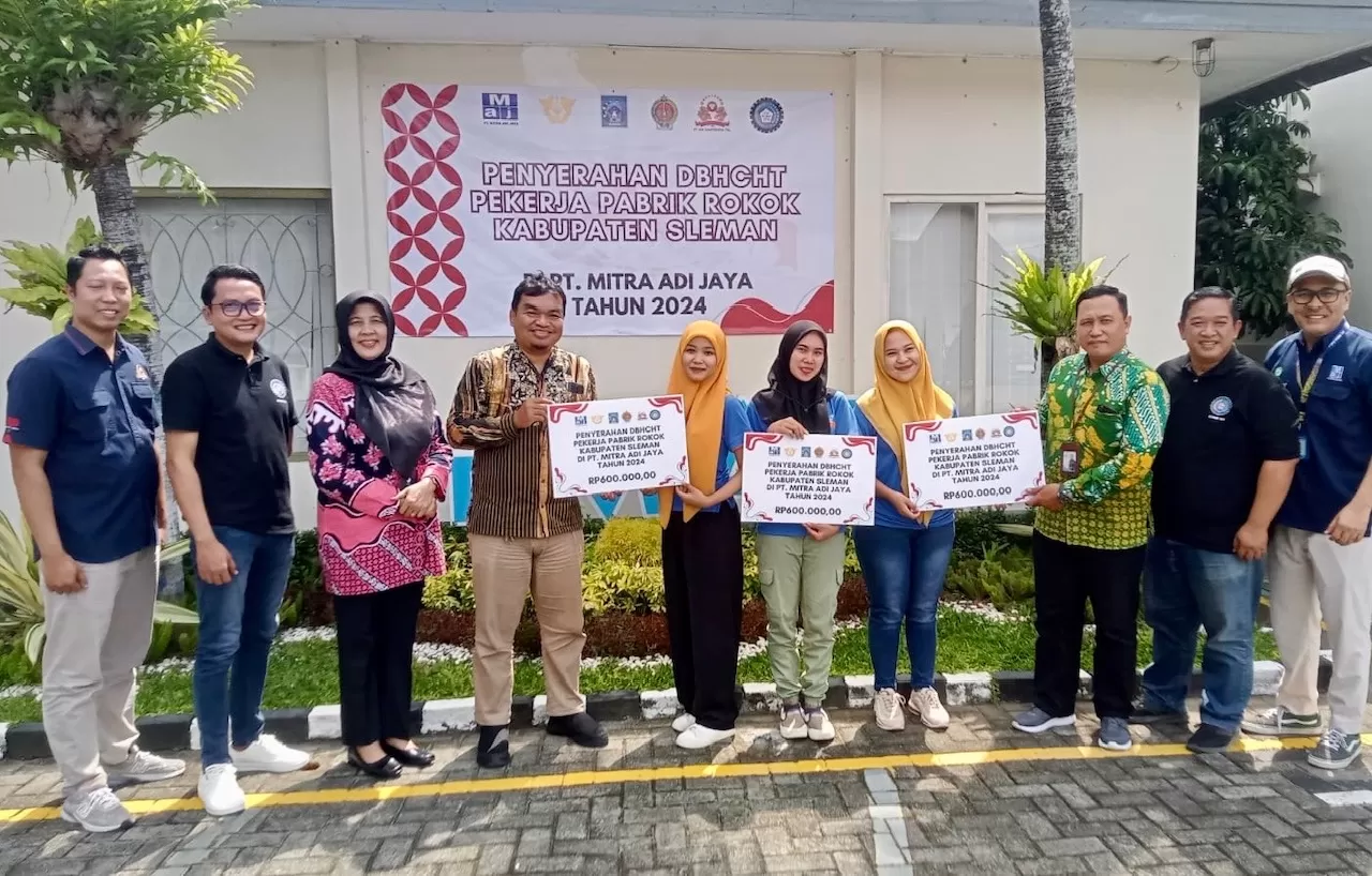 Buruh rokok di Sleman terima dana bagi hasil cukai 2024 (Ist)