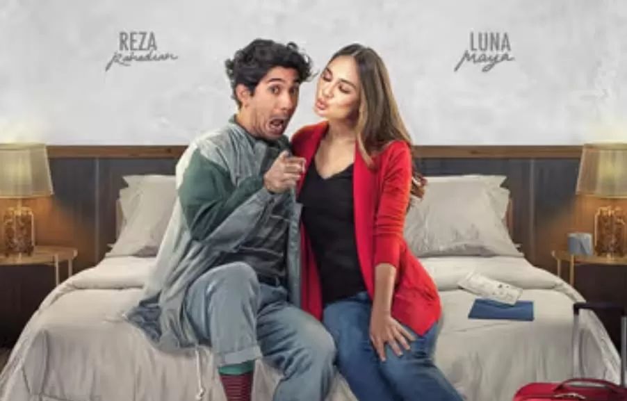 Reza Rahardian dan Luna Maya hadir di NET (Ist)