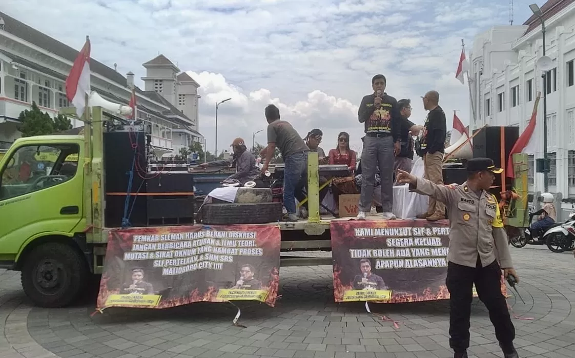 P3SRS Malioboro City saat beraksi di nol kilometer beberapa waktu lalu (Ist)