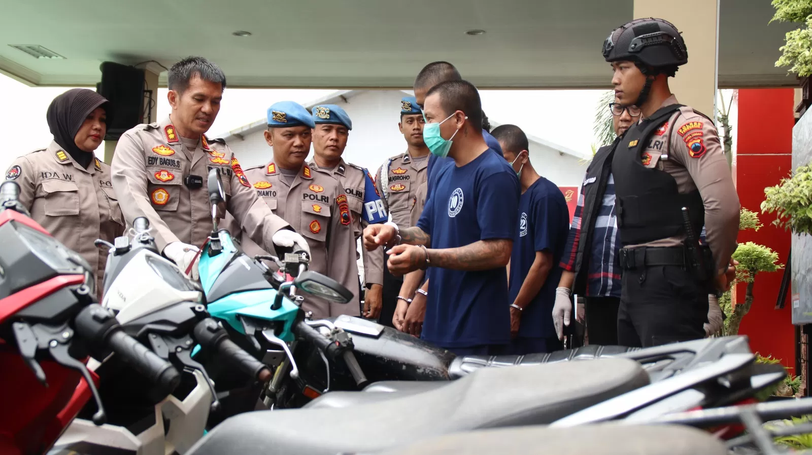 Gelar Perkara Kasus Curat di Mapolres Purworejo.  (Ist)