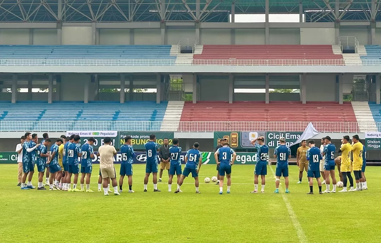 Skuad PSIM saat latihan (Harminanto) 