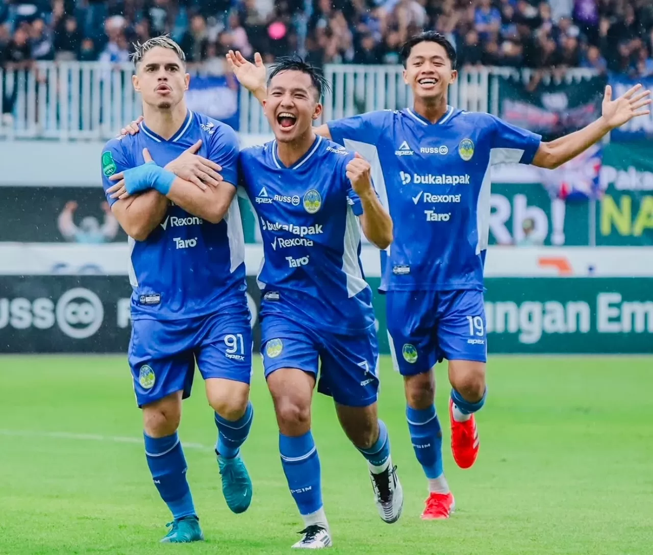 Rafinha merayakan gol ke gawang PSPS (instagram PSIM)