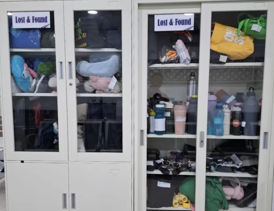 Barang-barang yang diamankan di lost and found KA Bandara YIA