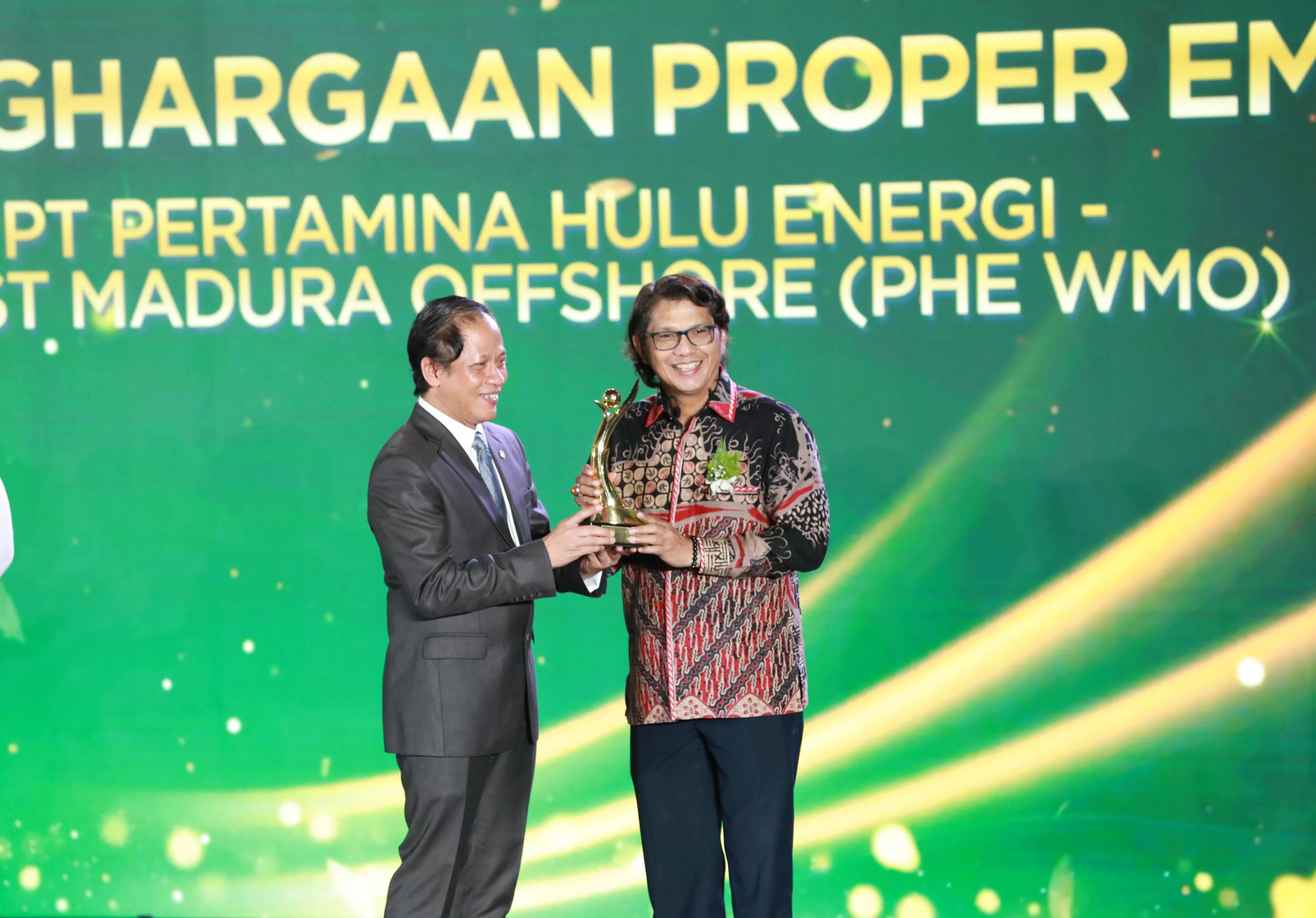 Subholding Upstream Pertamina Boyong 12 PROPER Emas  (istimewa)