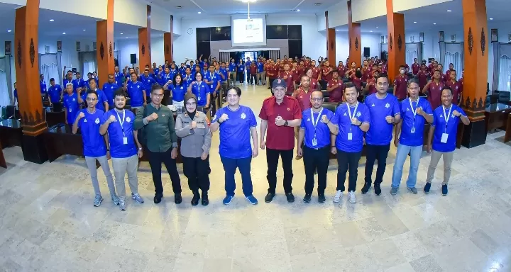 Kongres Biasa PSSI Karanganyar dihadiri klub (foto:Abdul Alim)