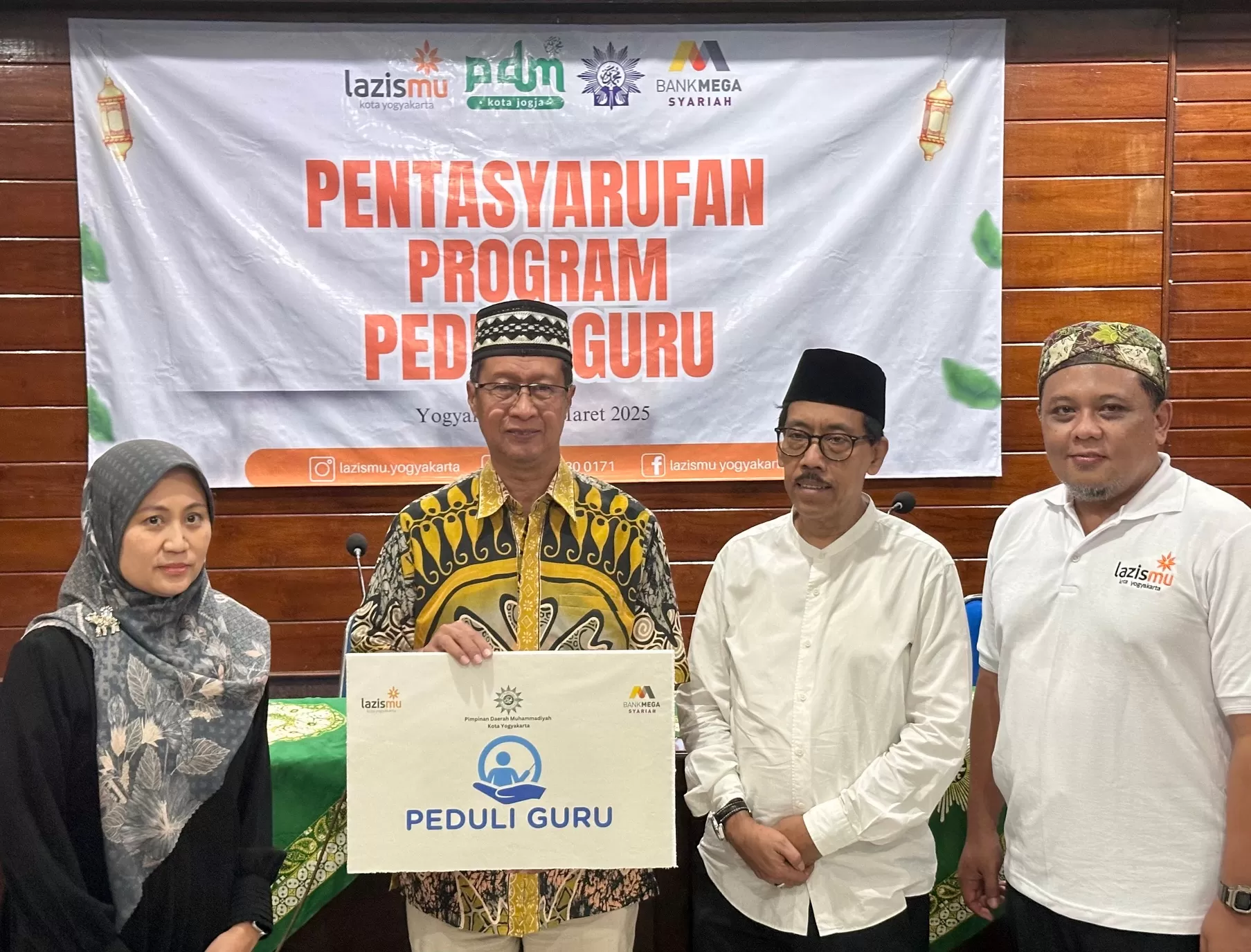 Program peduli guru kolaborasi LazisMu dan PDM Kota Yogya (Harminanto)
