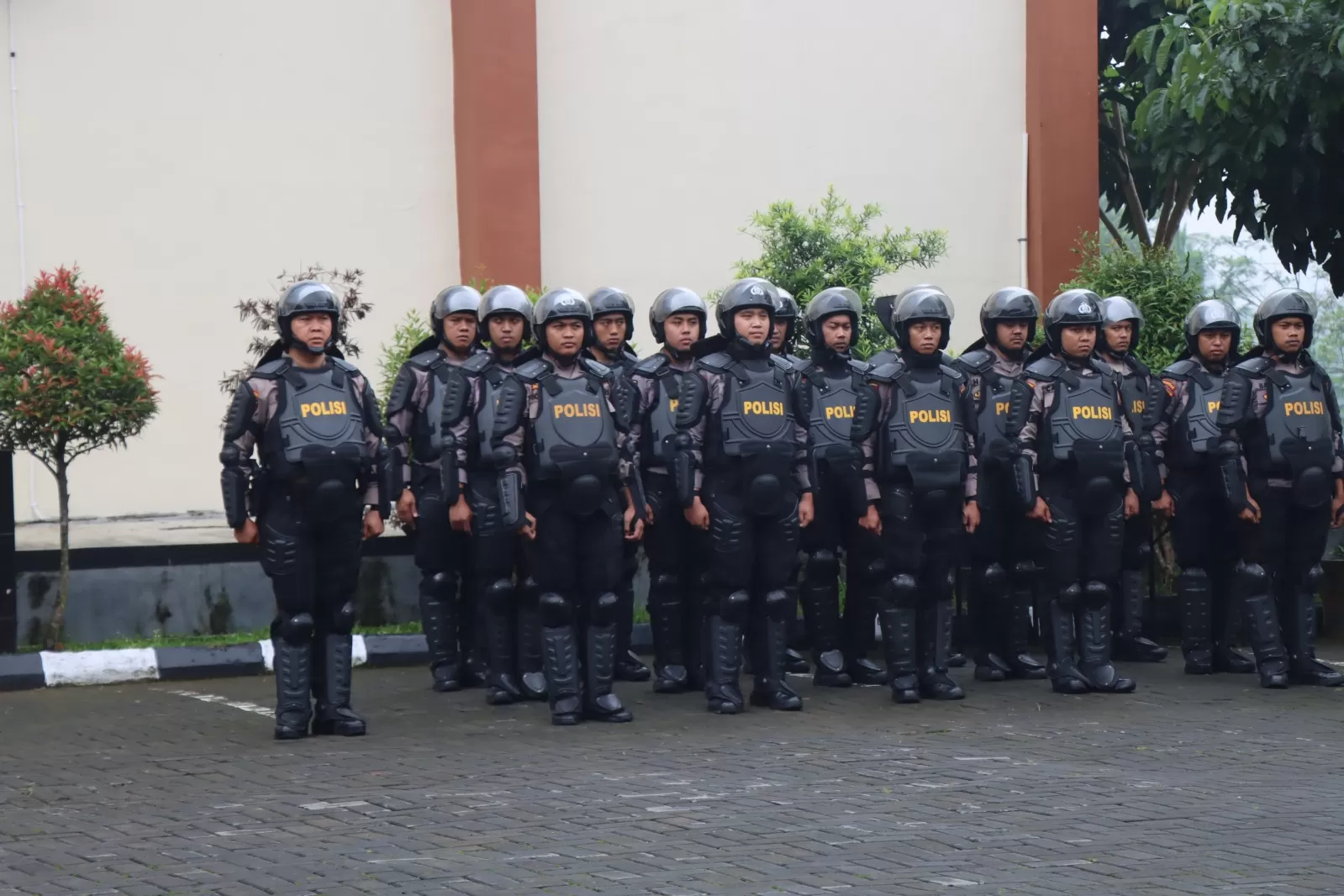 Apel kesiapan Kompi Dalmas (Dok.)