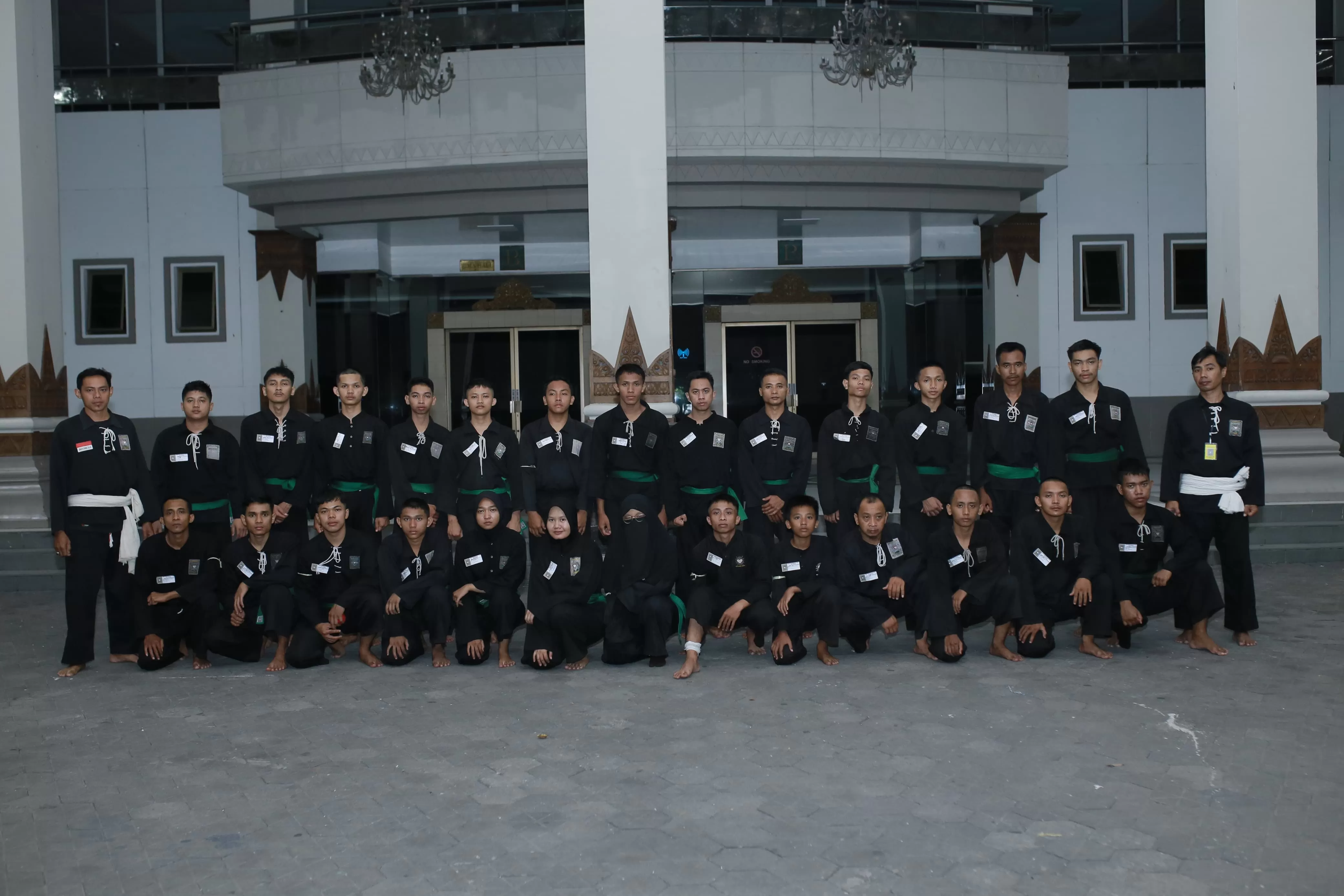 Foto bersama dalam ujian kenaikan tingkat PSHT Kota Yogya (Foto Istimewa)