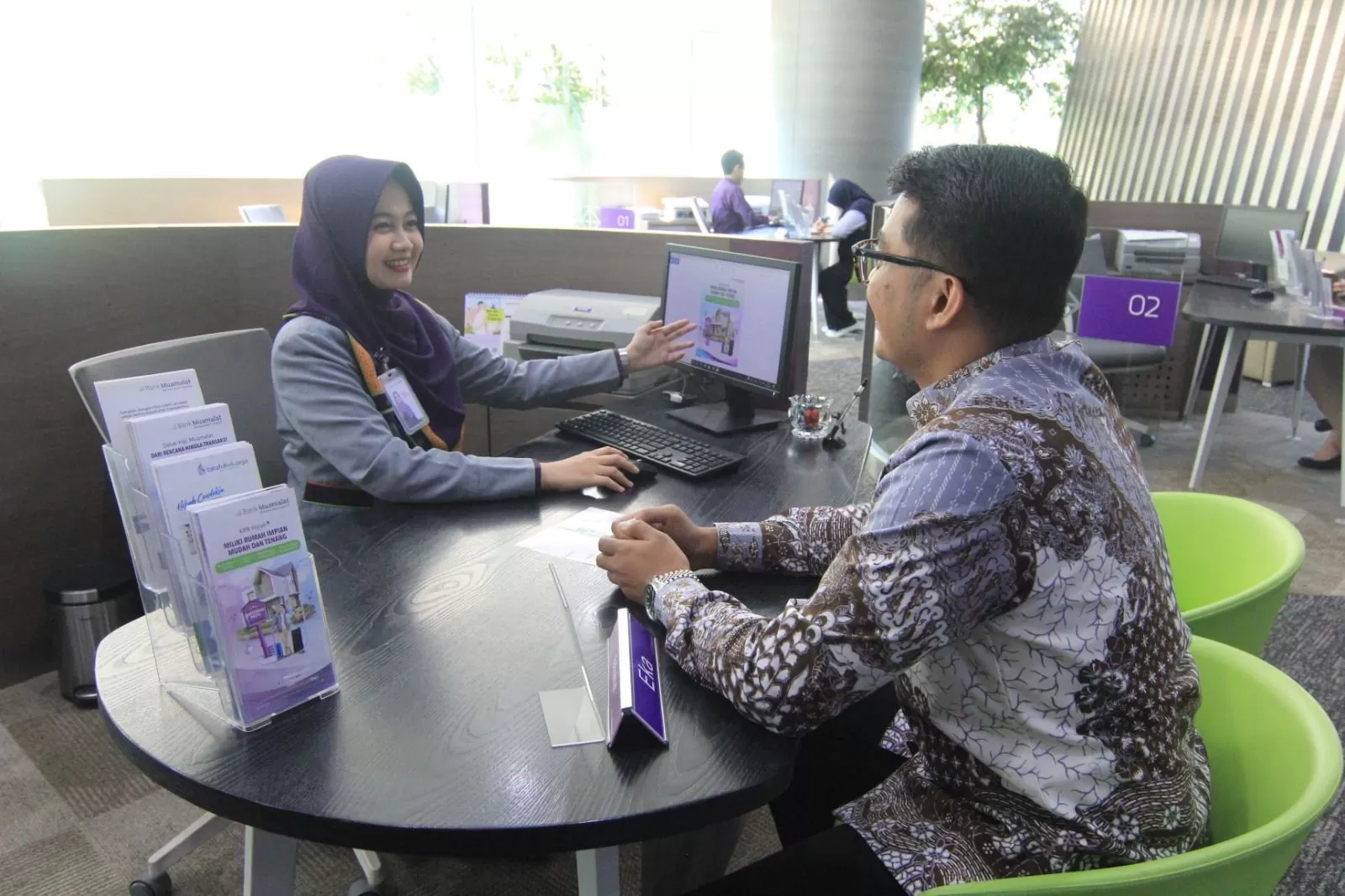 pelayanan nasbah di kantor cabang bank muamalat (bank muamalat)
