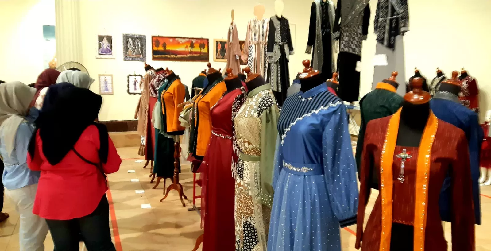 Foto Khocil Birawa Pameran Tugas Akhir SMKN 2 Sewon Bantul di Pendhopo Art Space 