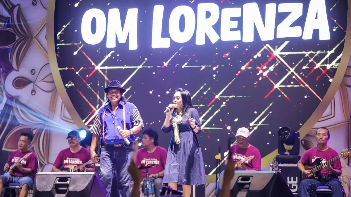 Penampilan OM Lorenza yang mengusung dangdut klasik (Istimewa)