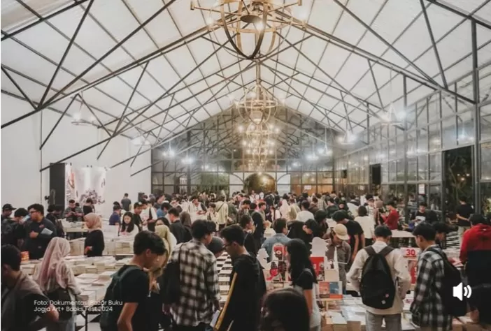 Jogja Art + Books Festival (JAB Fest) selalu disambut antusias pecinta buuku di Jogja. (Instagram @dodo_hartoko)