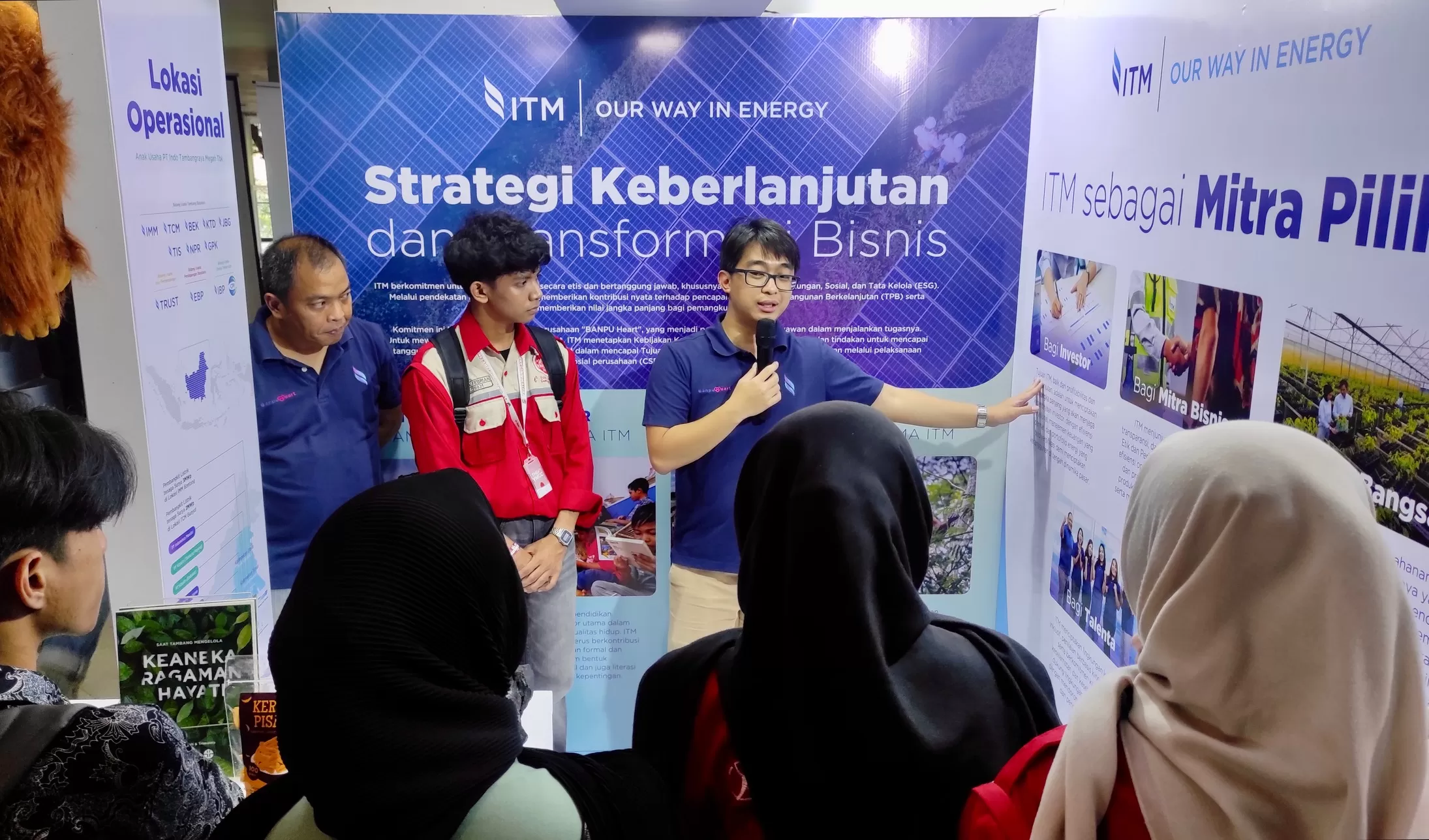 TM saat kenalkan lebih dekat pertambangan keberlanjutan pada mahasiswa  (Ist)