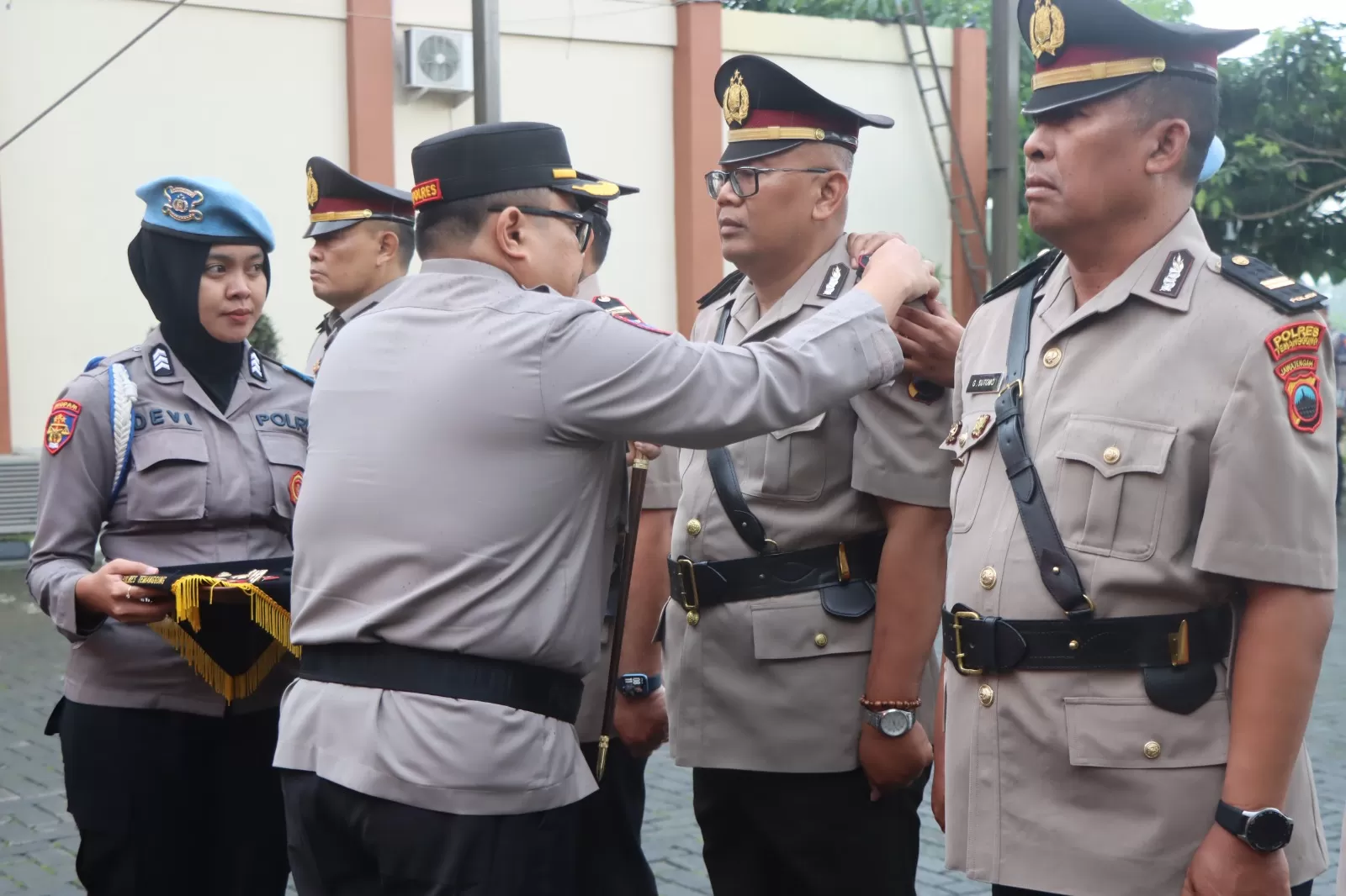 &nbsp;Serah terima jabatan di lingkungan Polres Temanggung&nbsp;