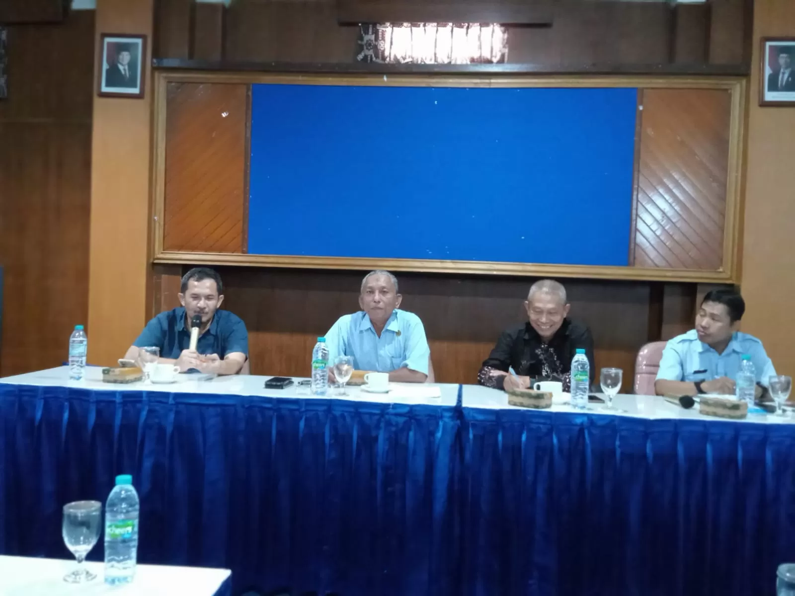 Eko Suwanto  (paling kiri) dalam acara Sosialisasi Penguatan Peran Pemerintah Kelurahan (Foto Istimewa)